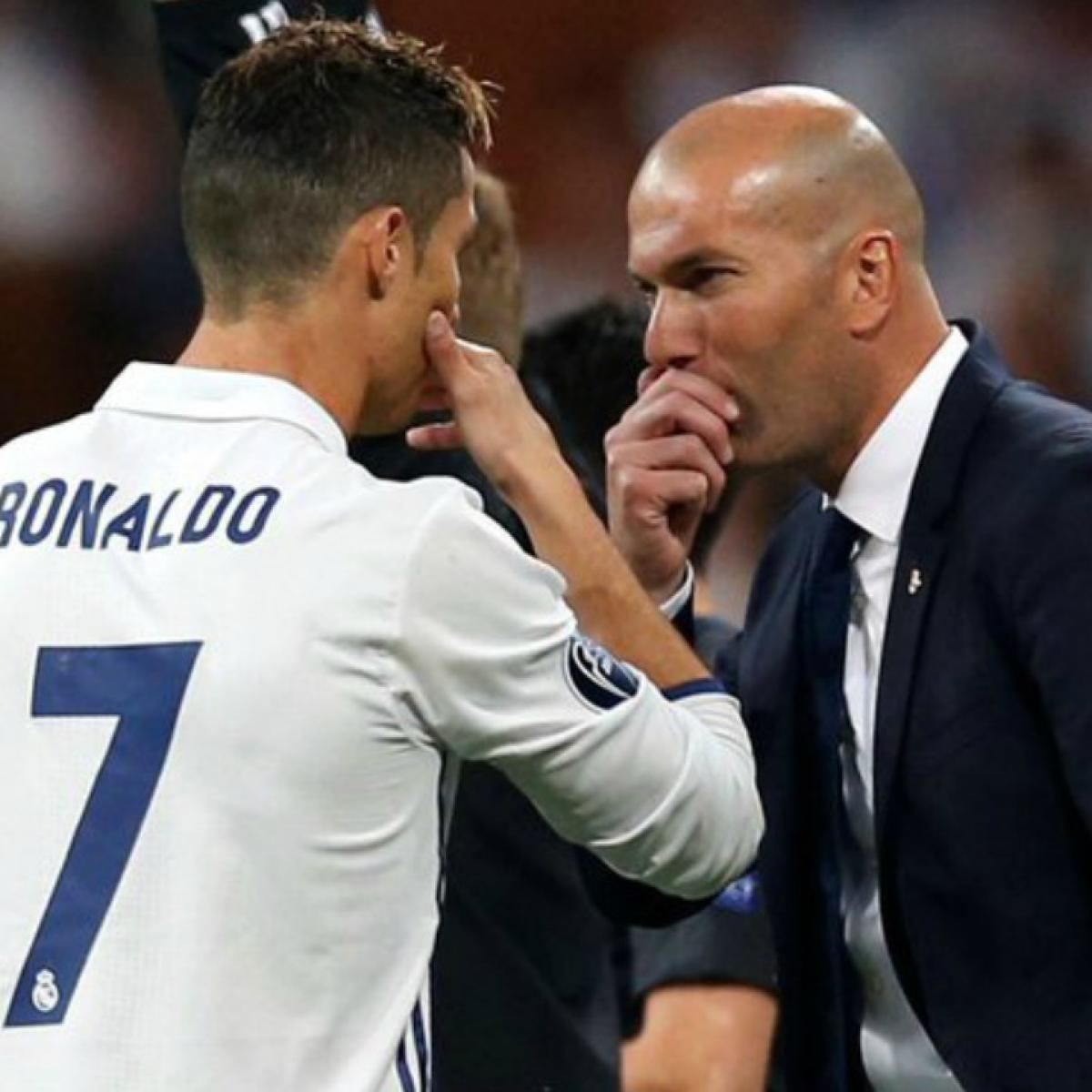 Cristiano Ronaldo and Zinedine Zidane
