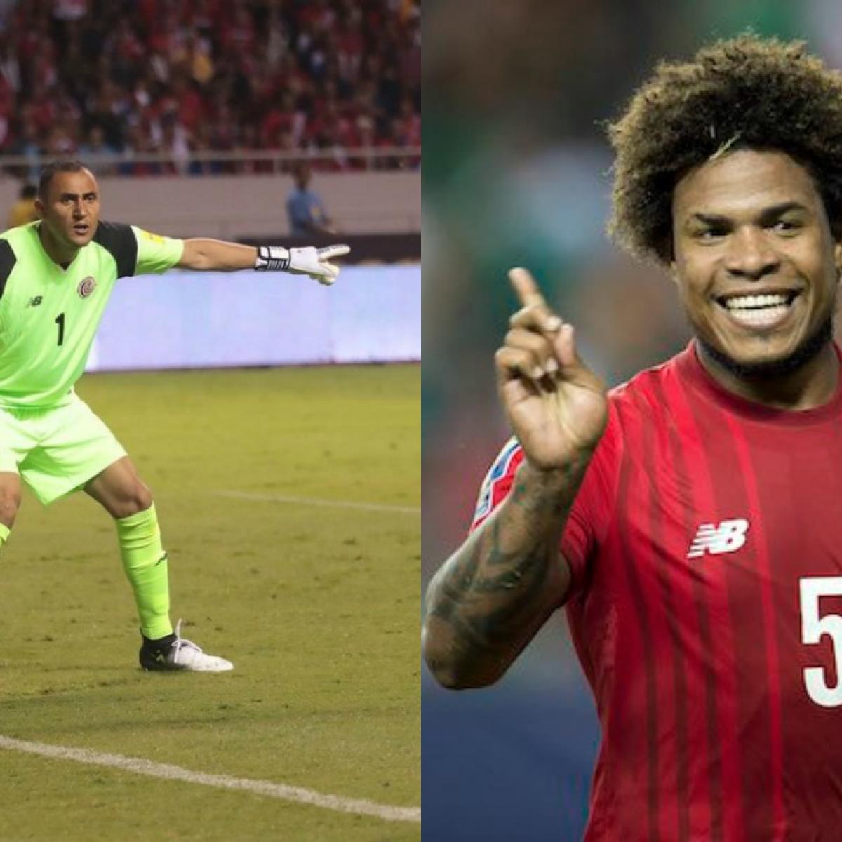 Keylor Navas and Roman Torres