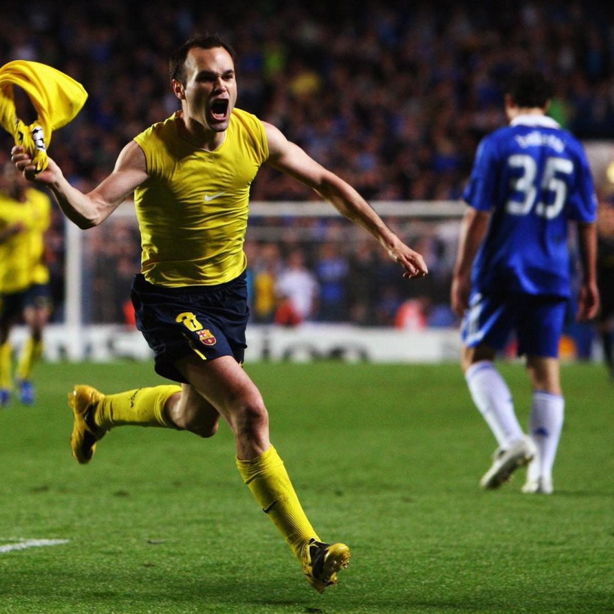 Andres Iniesta goal against Chelsea