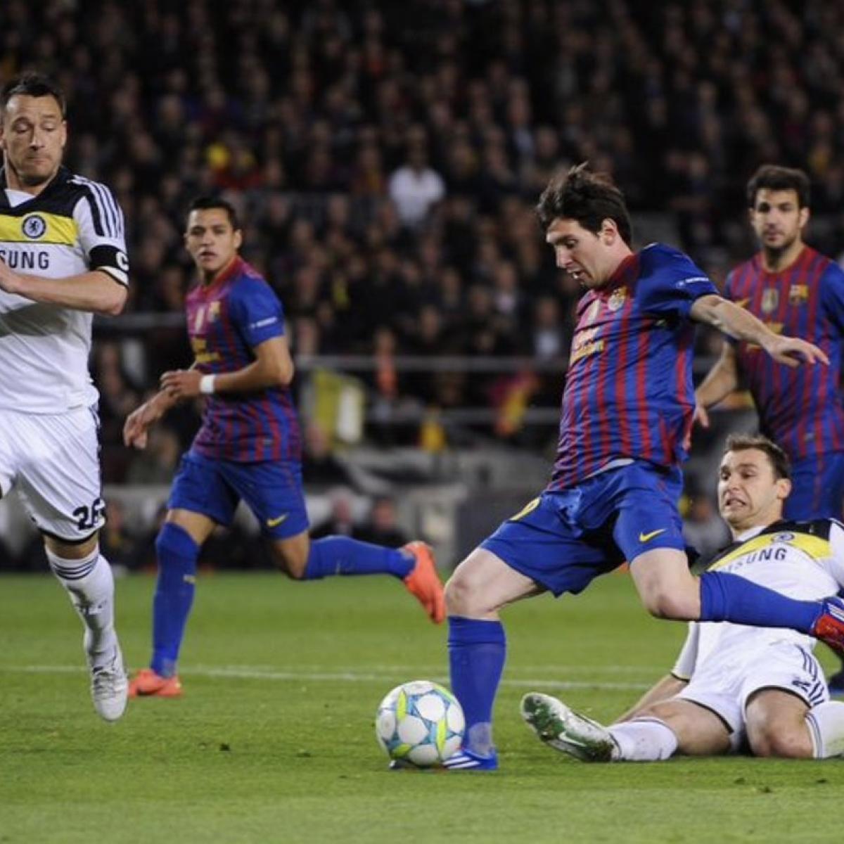 Messi Champions League goals by country