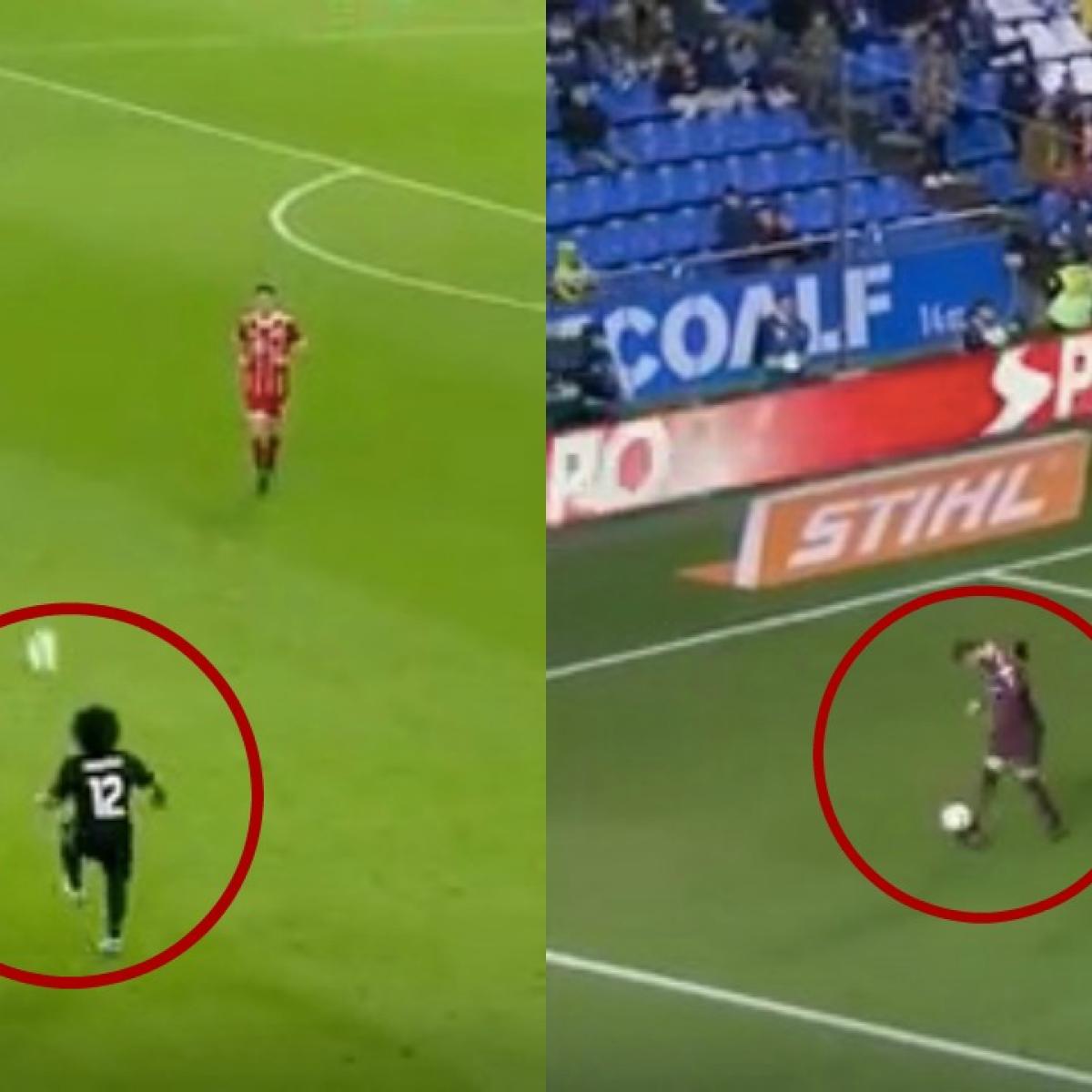 Marcelo control vs Gerard Pique control