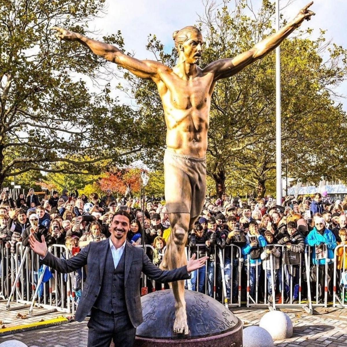 Zlatan Statue