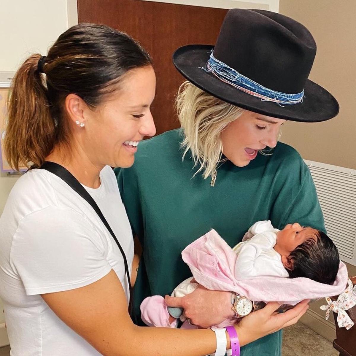 Ashlyn Harris and Ali Krieger Baby