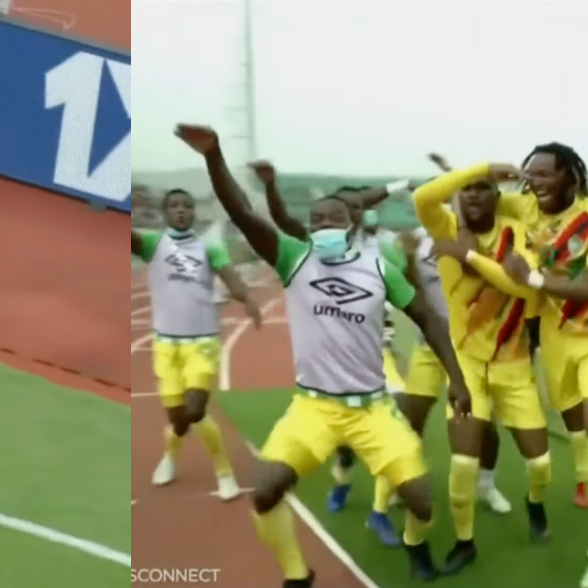 Malawi Zimbabwe Goal Celebration