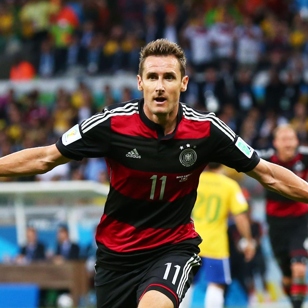 Miroslav Klose owns multiple World Cup records. 