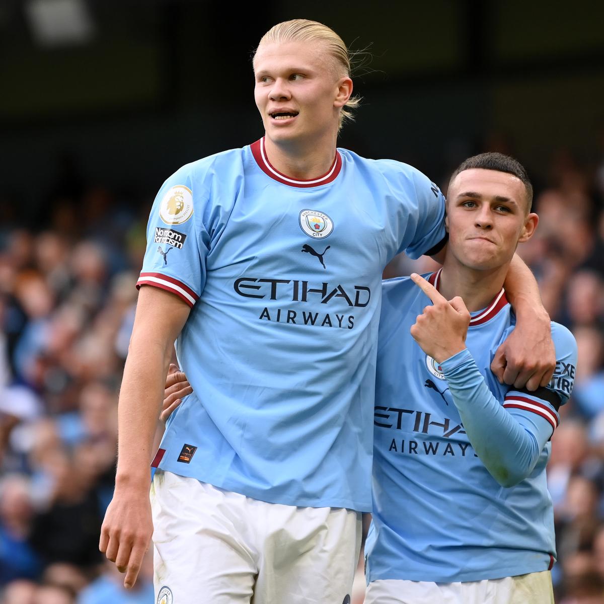 Haaland Foden Hat Tricks Down United