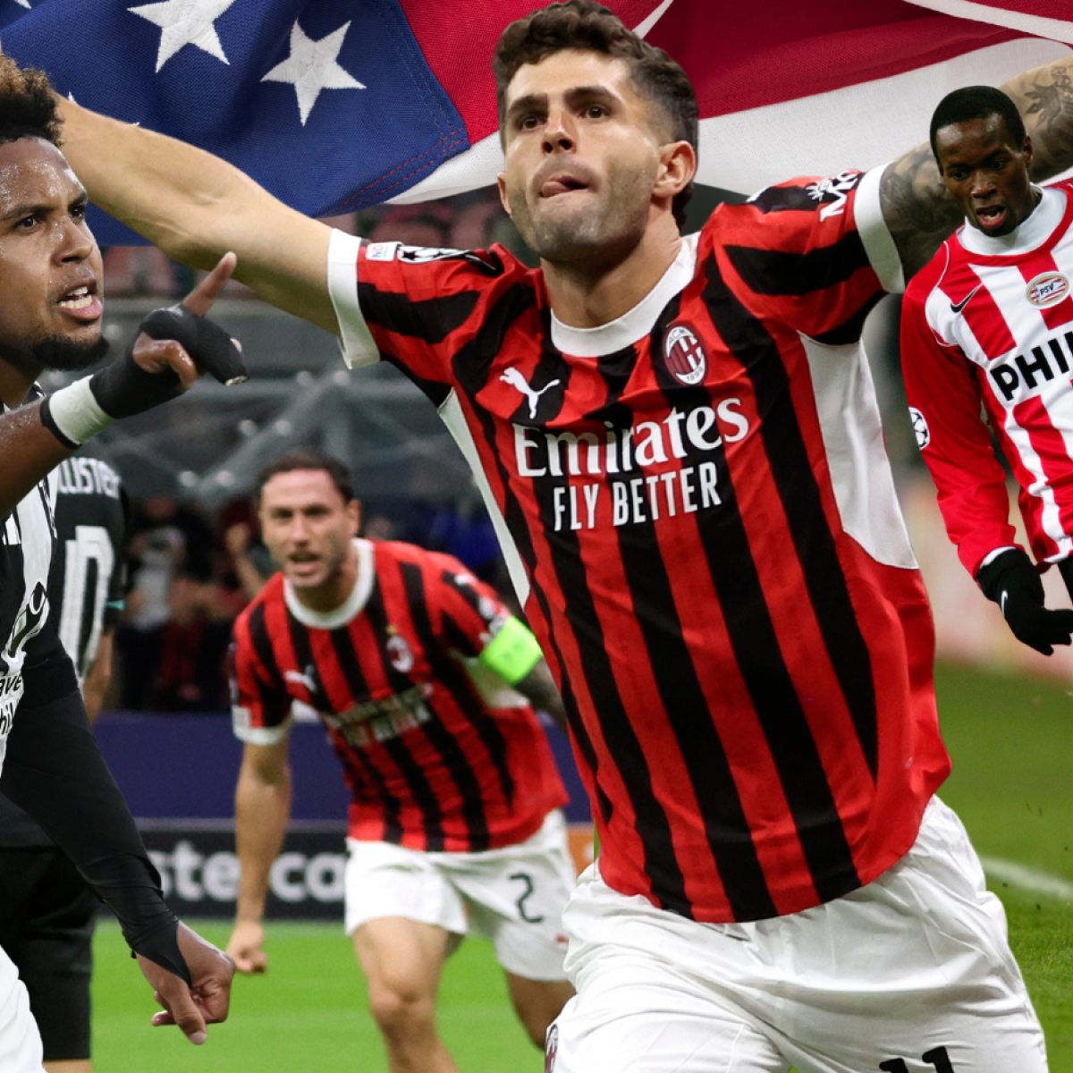 Americans with most Champions League goals.