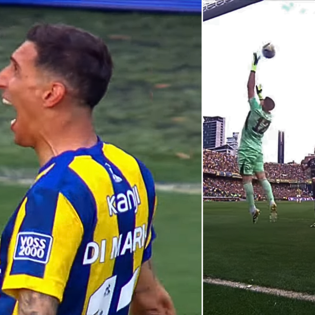 Angel Di Maria olimpico goal vs. Boca Juniors