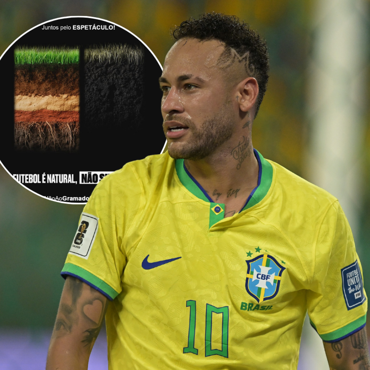 Neymar turf protest: demands natural fields in Brazil
