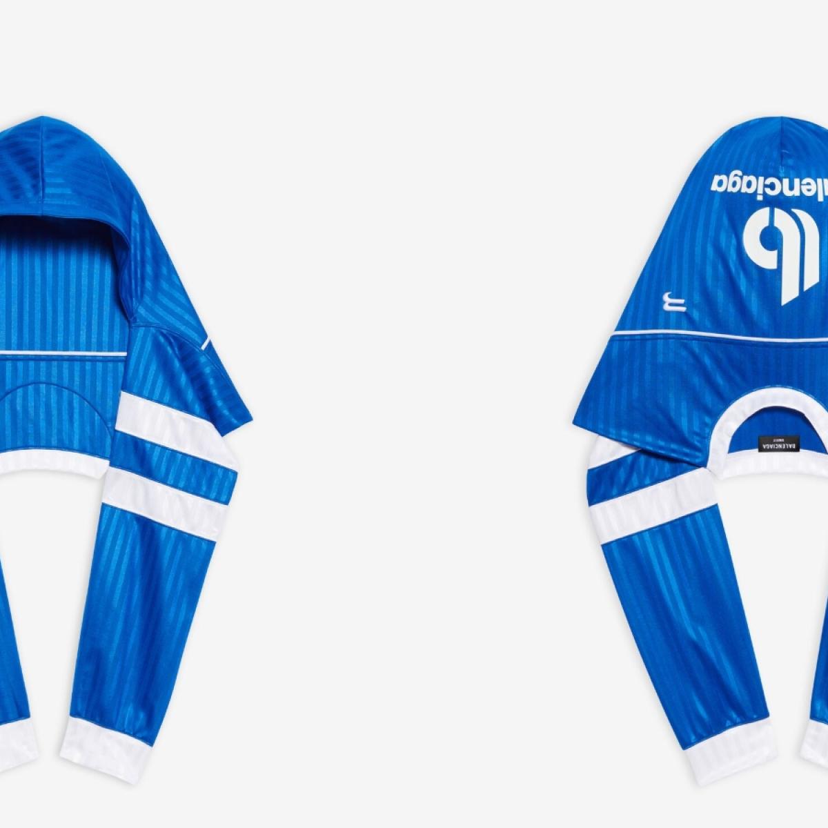 Balenciaga soccer hood scarf