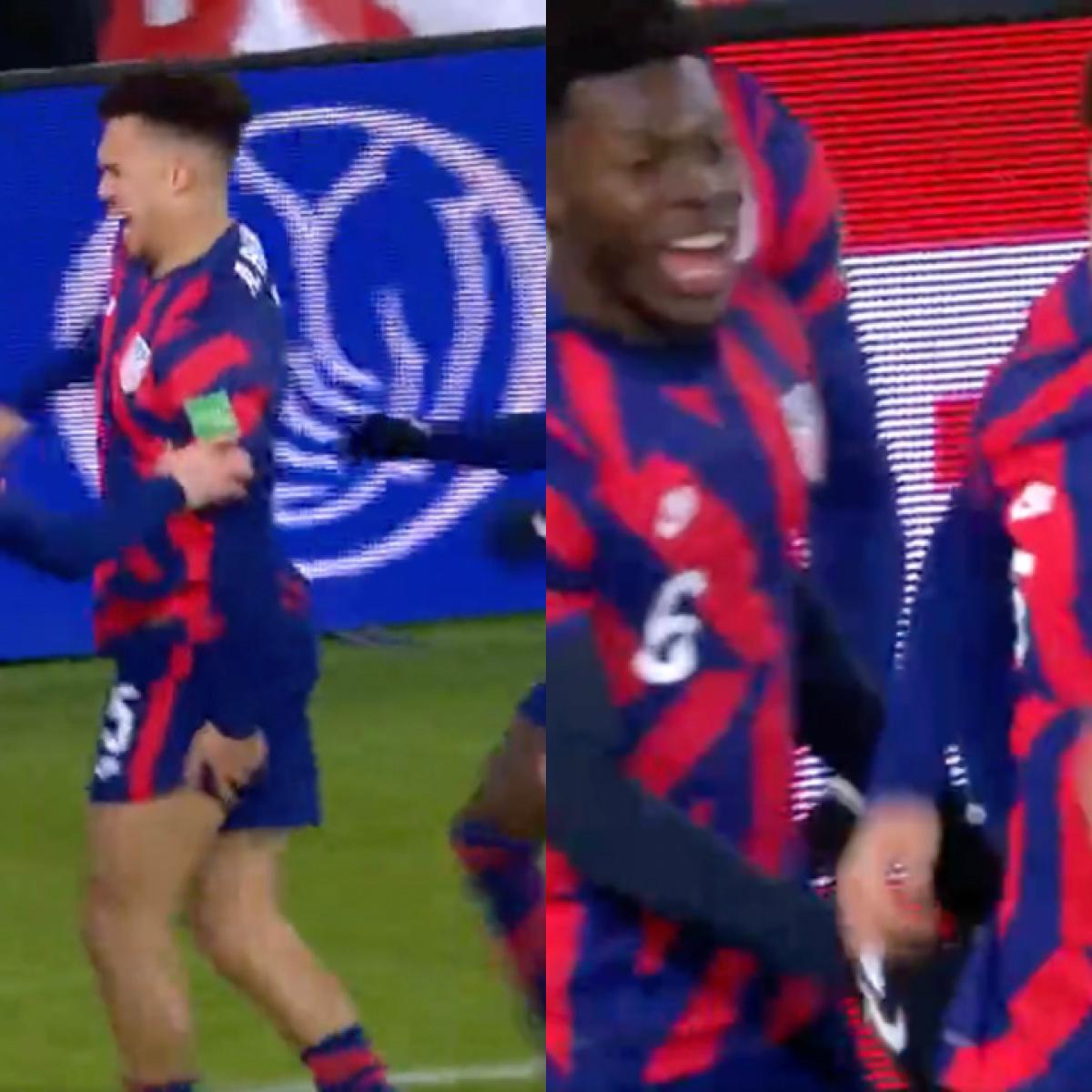 Antonee Robinson celebration