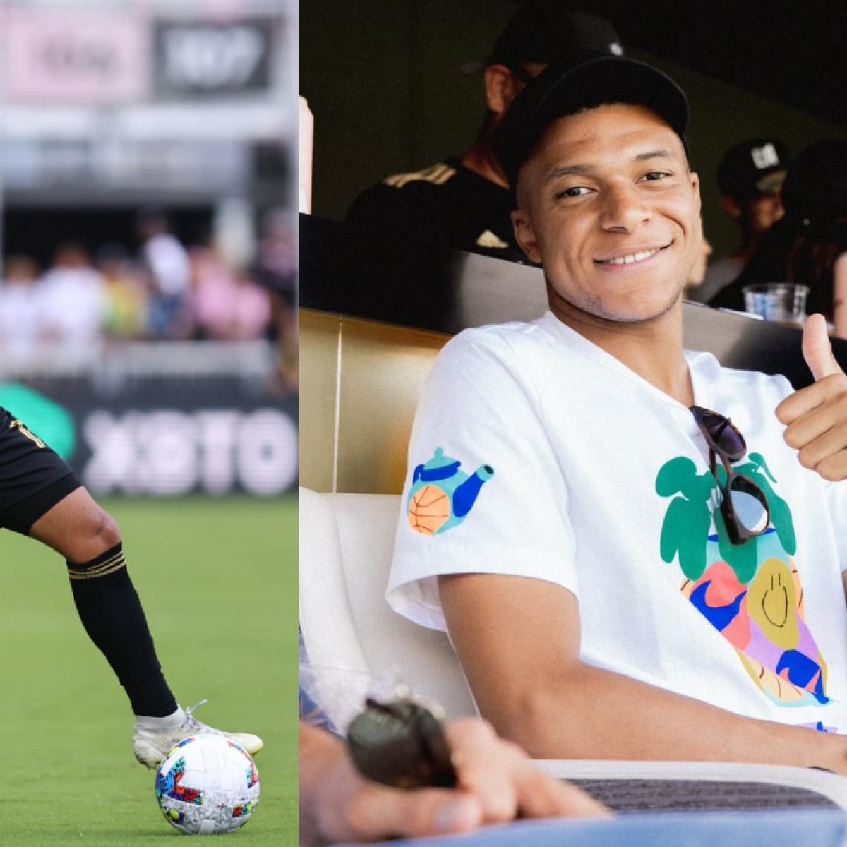 Kylian Mbappe in Los Angeles