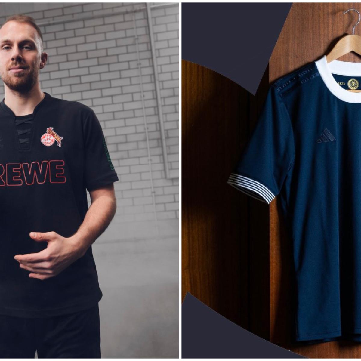 FC Koln and Scotland anniversary kits