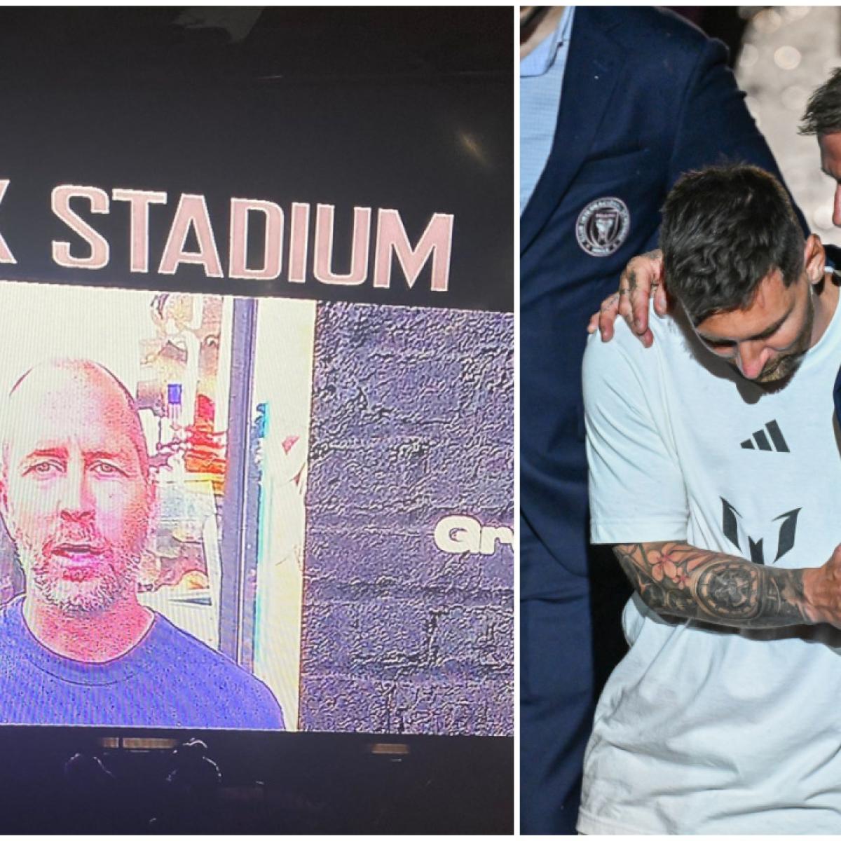 What is he doing here?