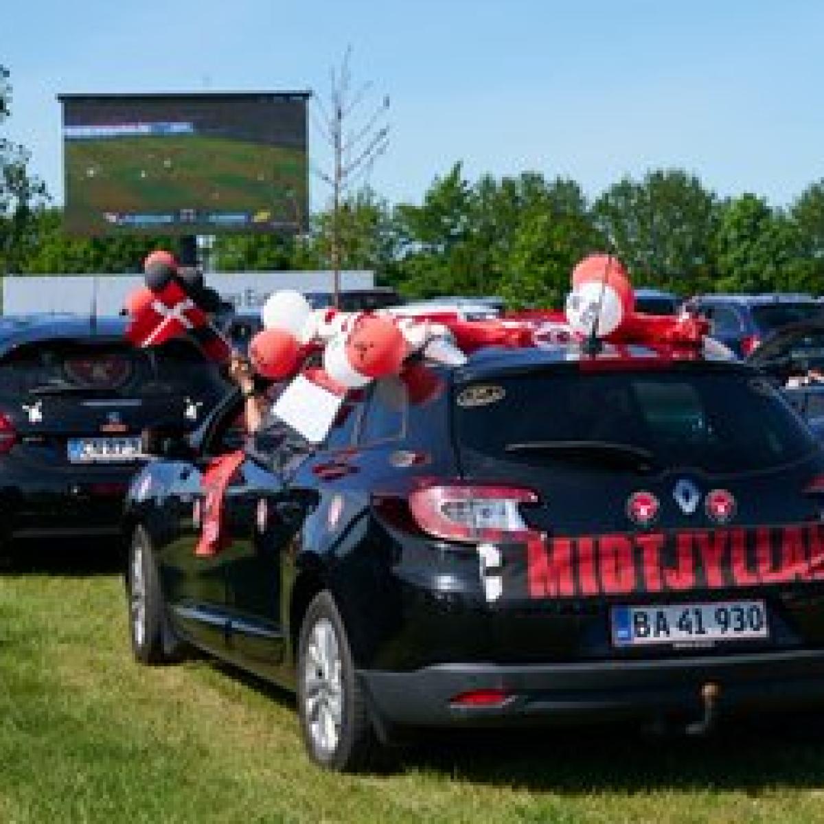 Drive-in theater for soccer