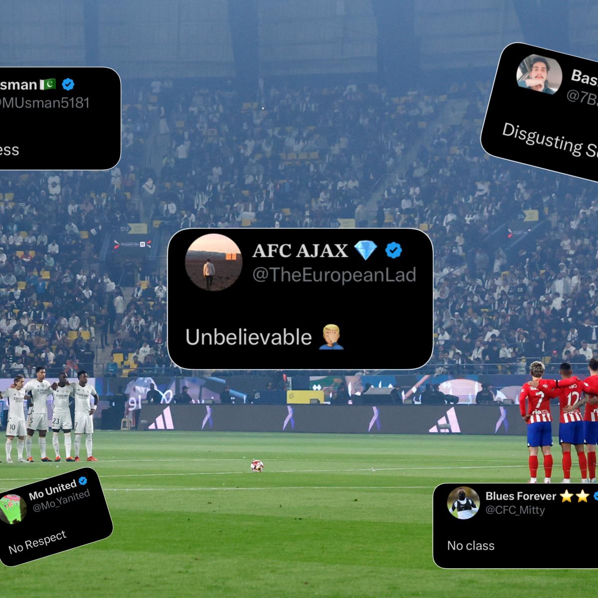 Social media reaction to Franz Beckenbauer moment of silence