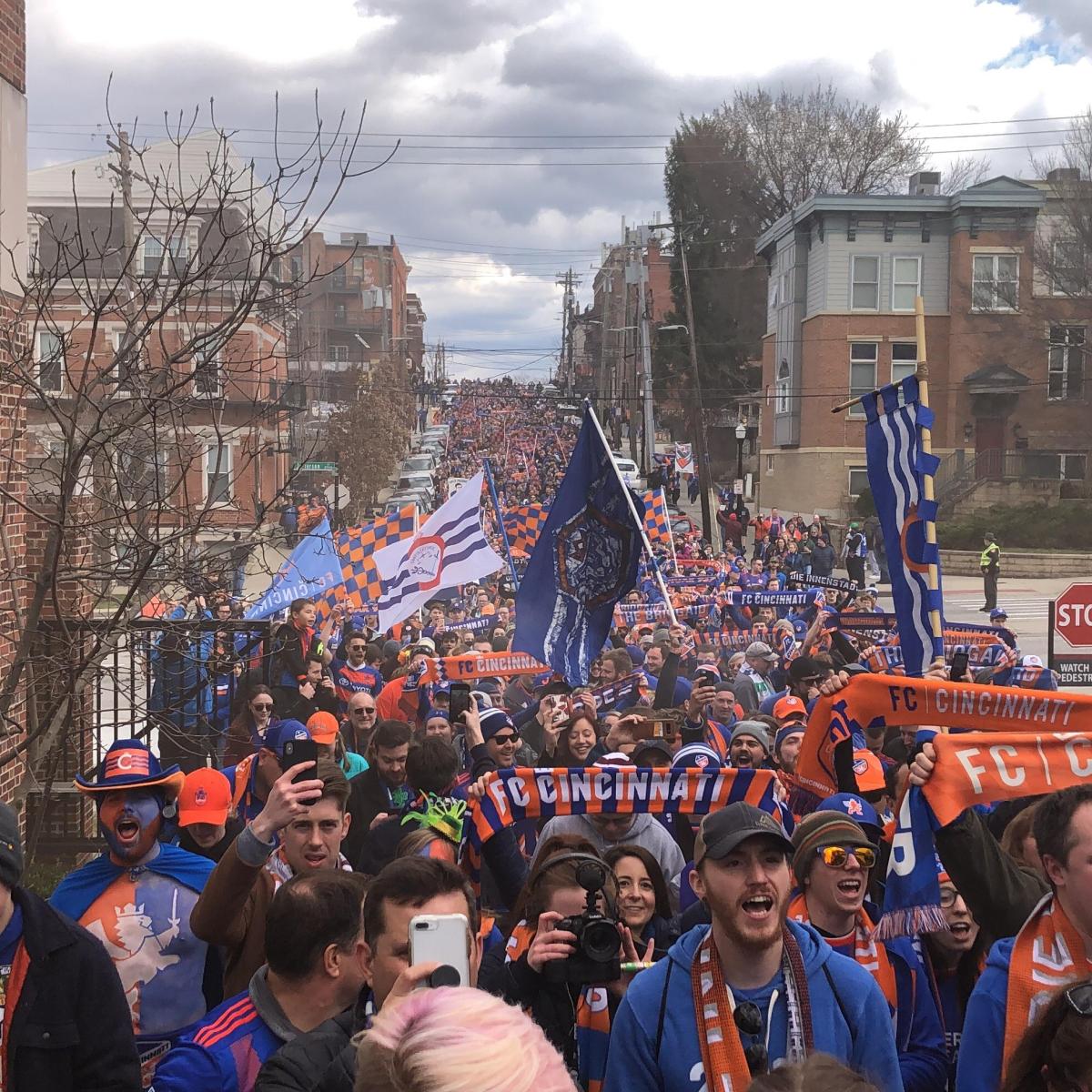 FC Cincinnati march