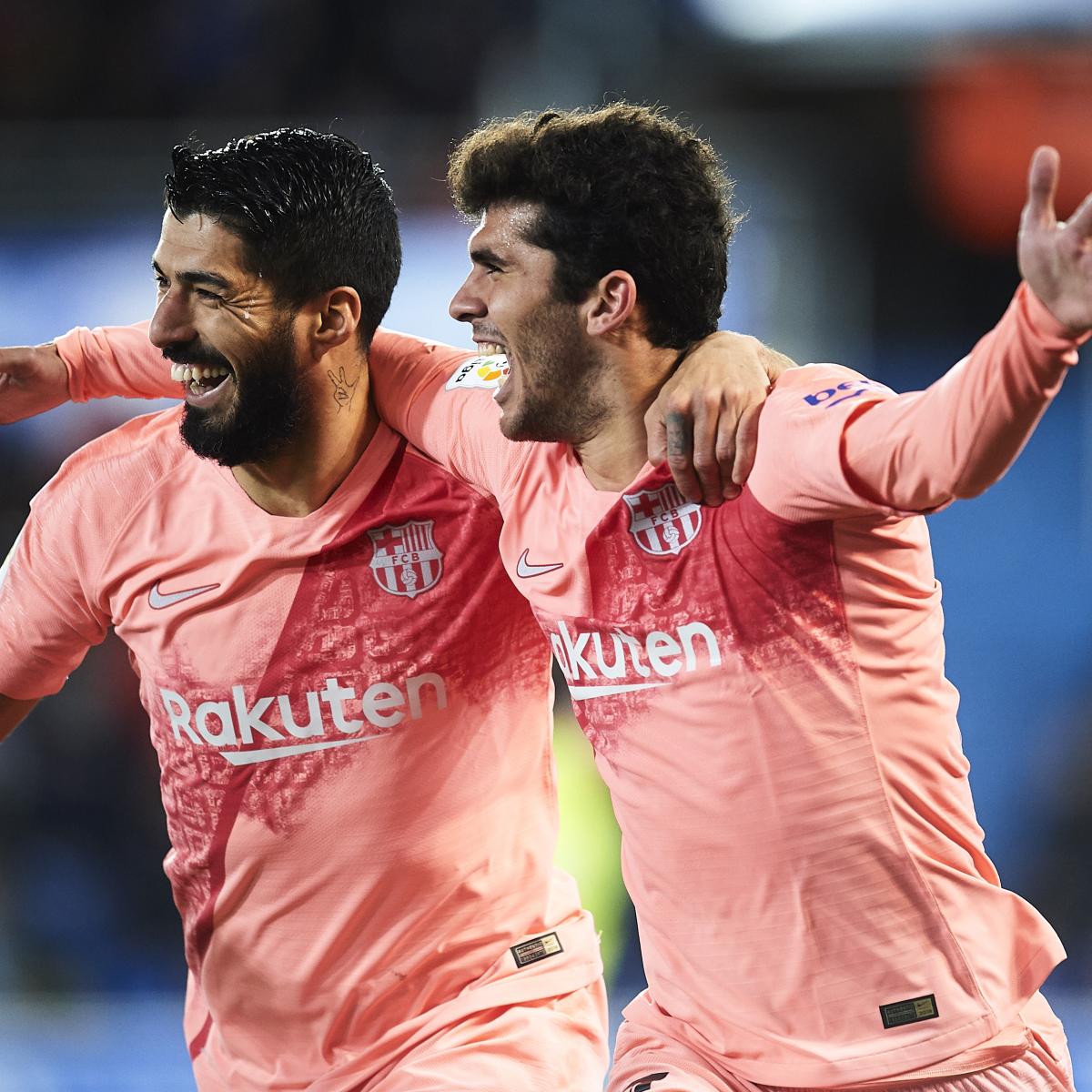 Carles Alena Barcelona Goal v Alaves