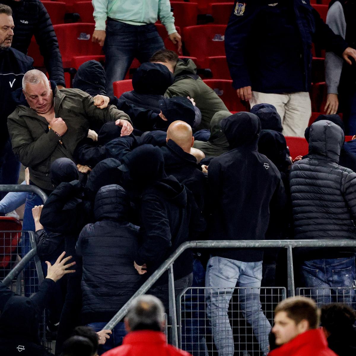 West Ham fan Knollsy fights AZ ultras
