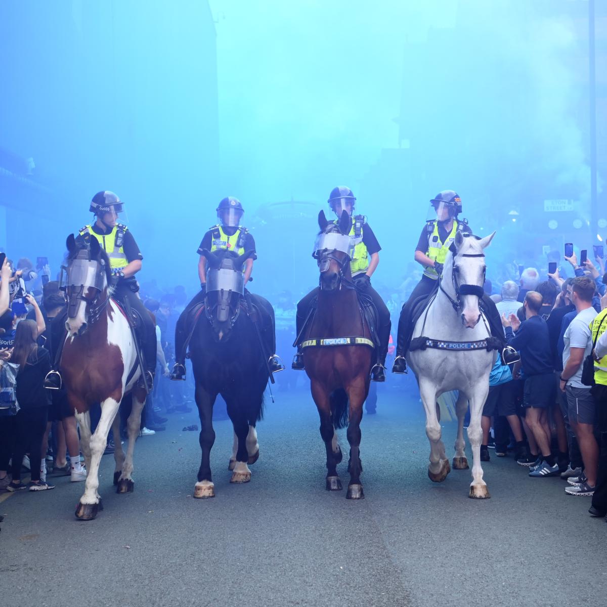 English soccer fans arrested 
