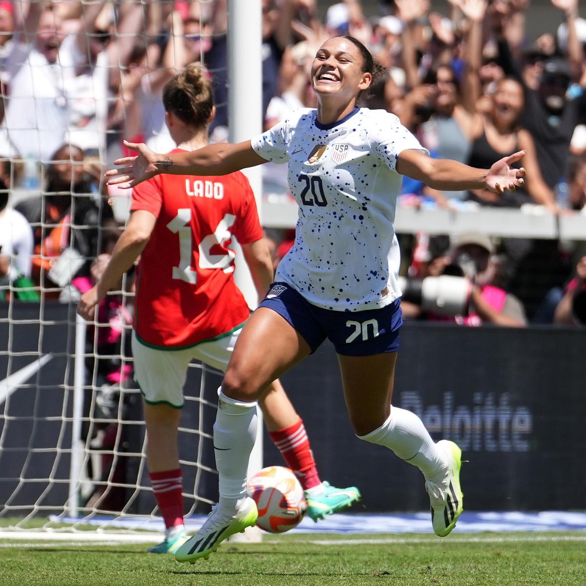 USWNT vs Wales: Trinity Rodman takes over