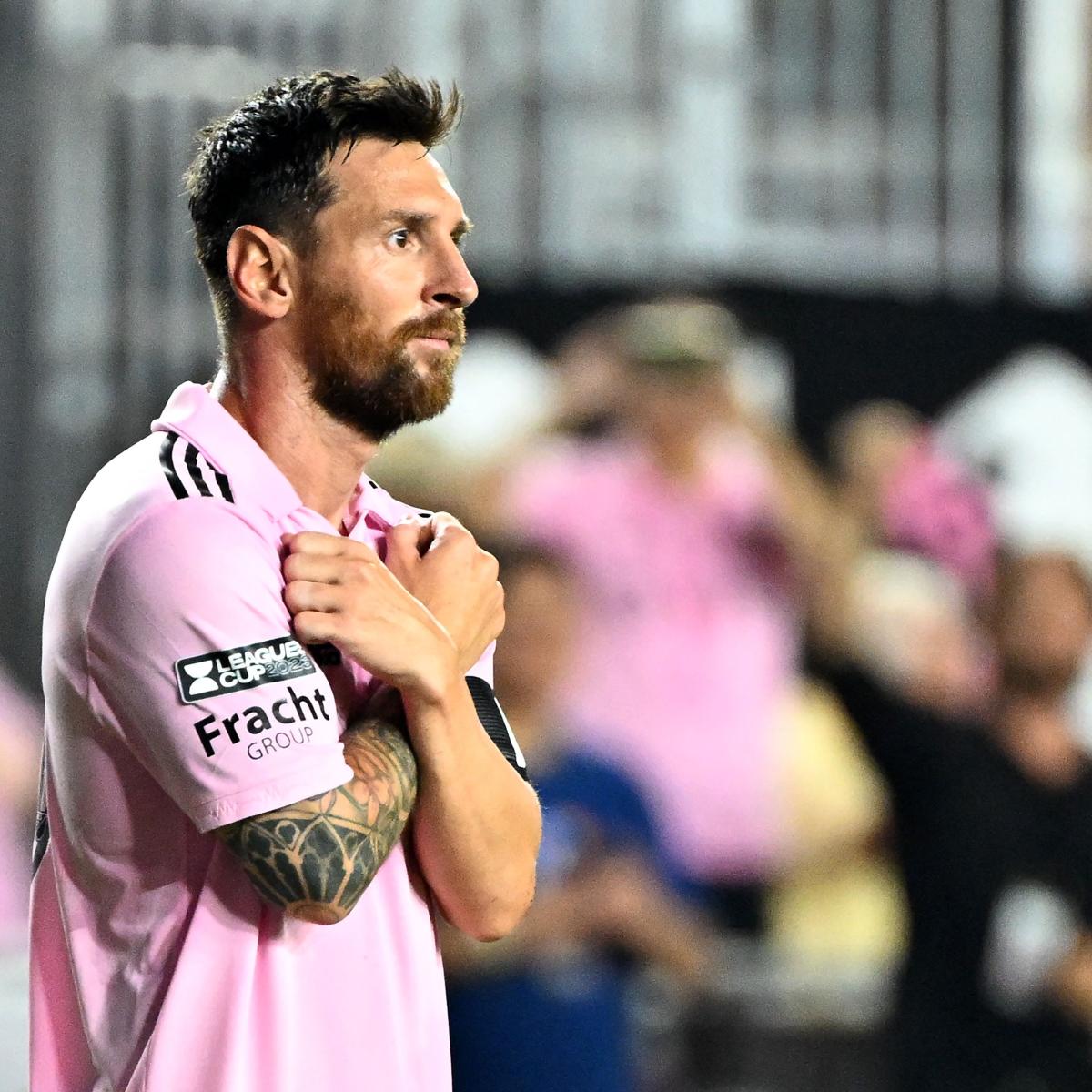 Festejos Marvel de Messi