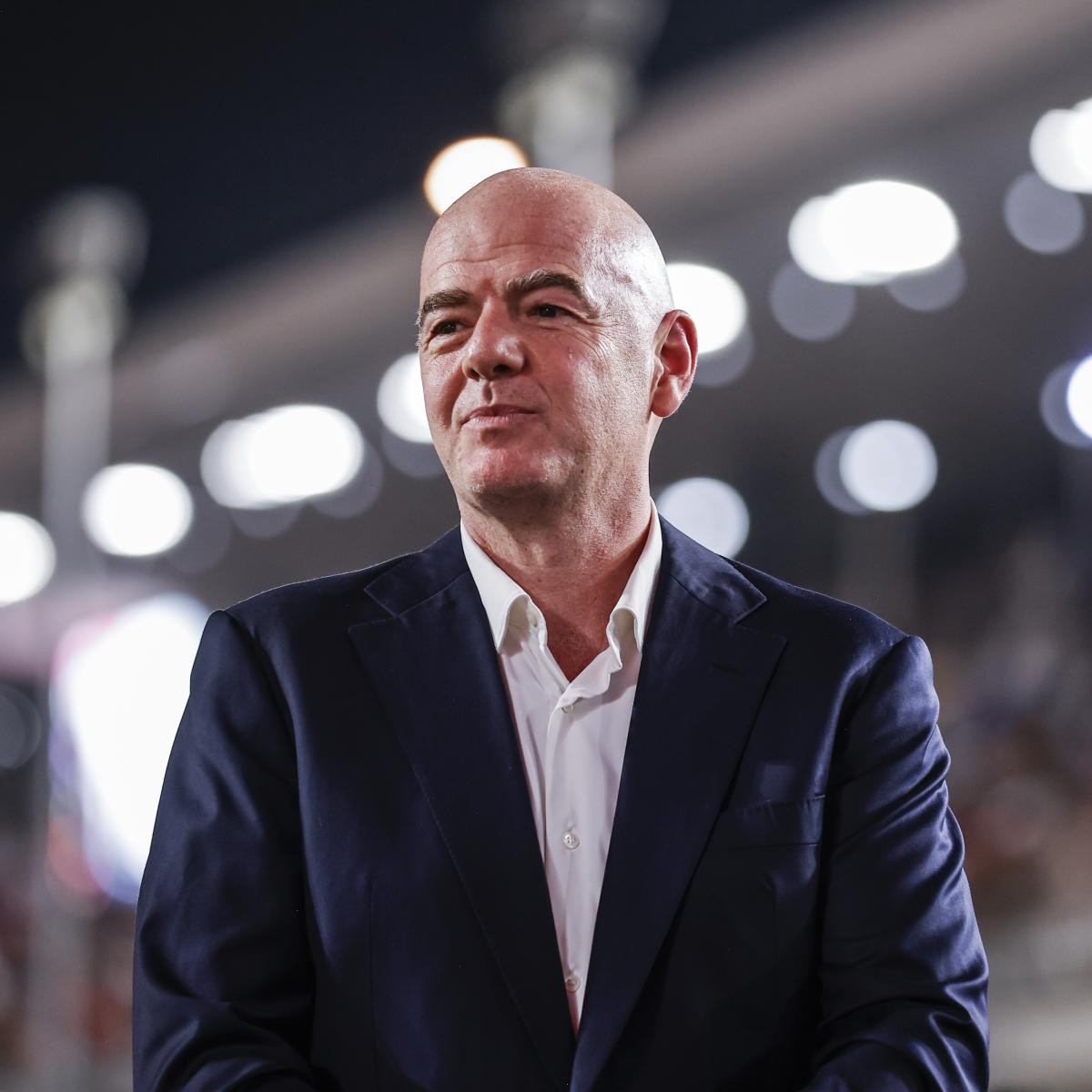 Gianni Infantino at Formula 1 Qatar Grand Prix
