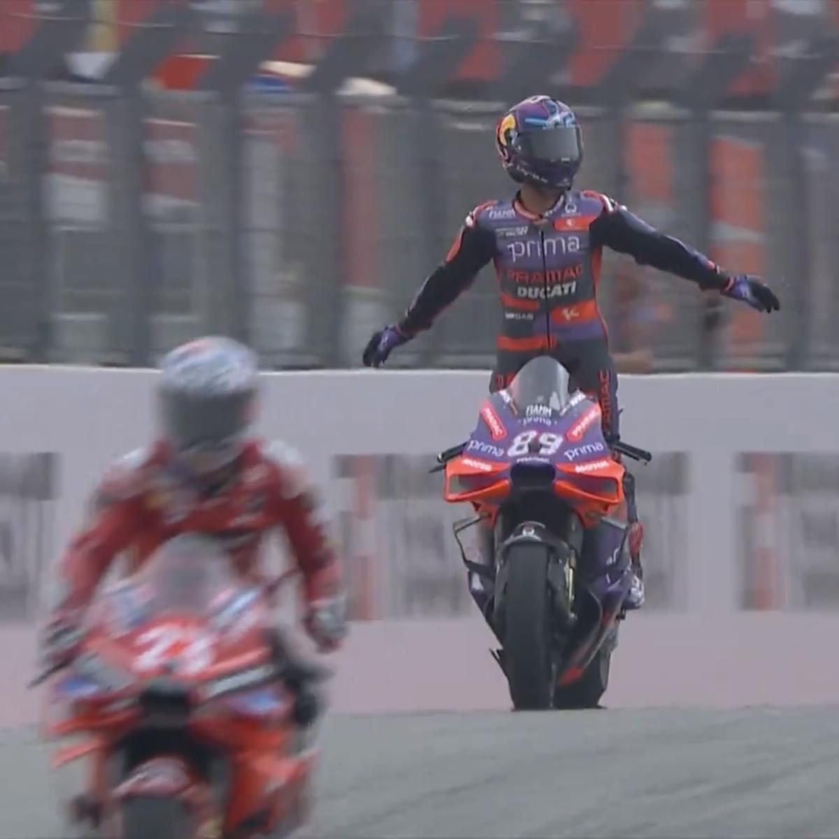 Jorge Martín wins Portuguese GP with Cristiano Ronaldo celebration