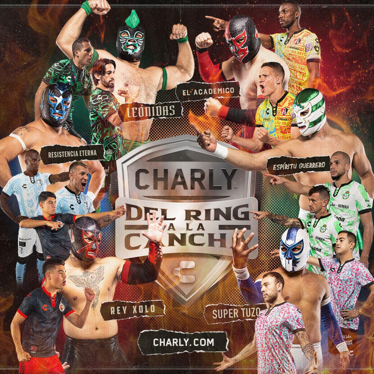 Jerseys Lucha Libre Charly Fútbol