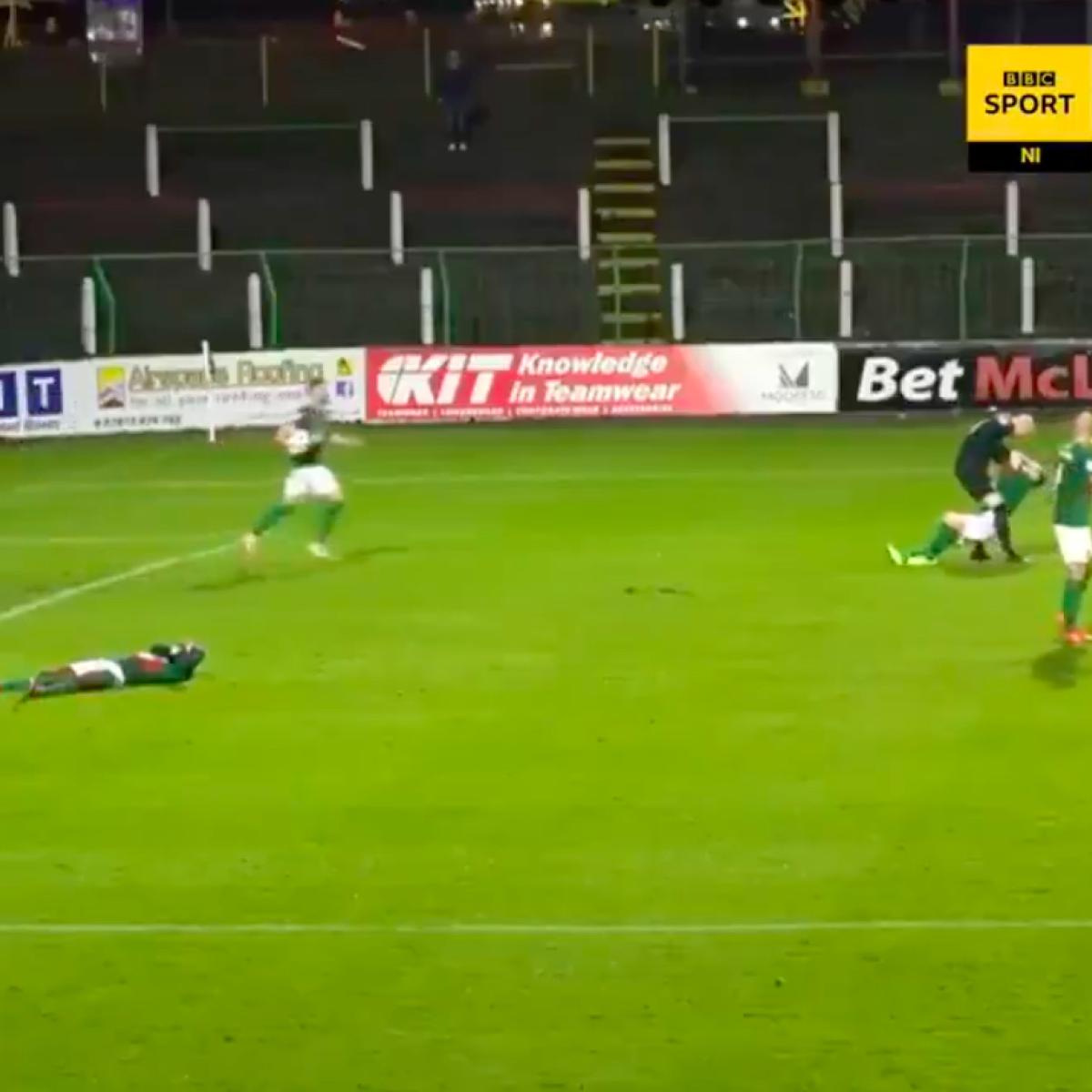 Keeper attacks teammate