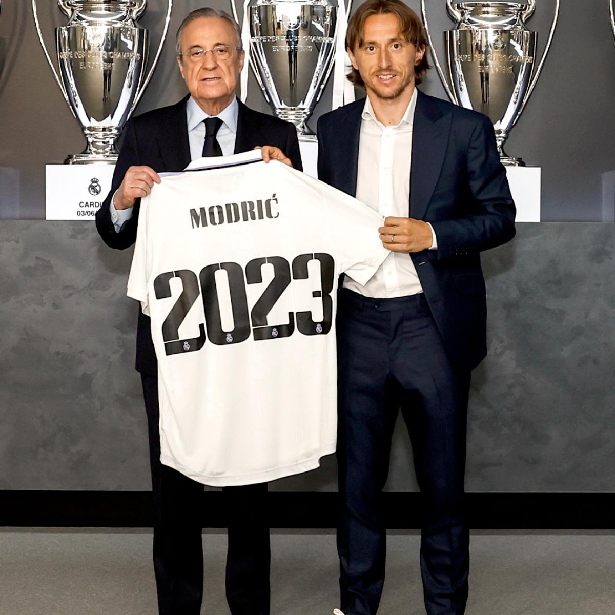 Real Madrid Luka Modric contract extension