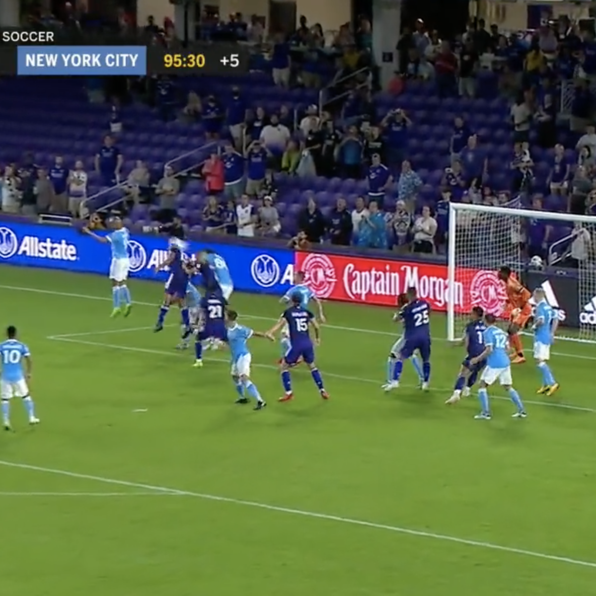 Orlando City Stuns NYCFC With 96th Minute Winner
