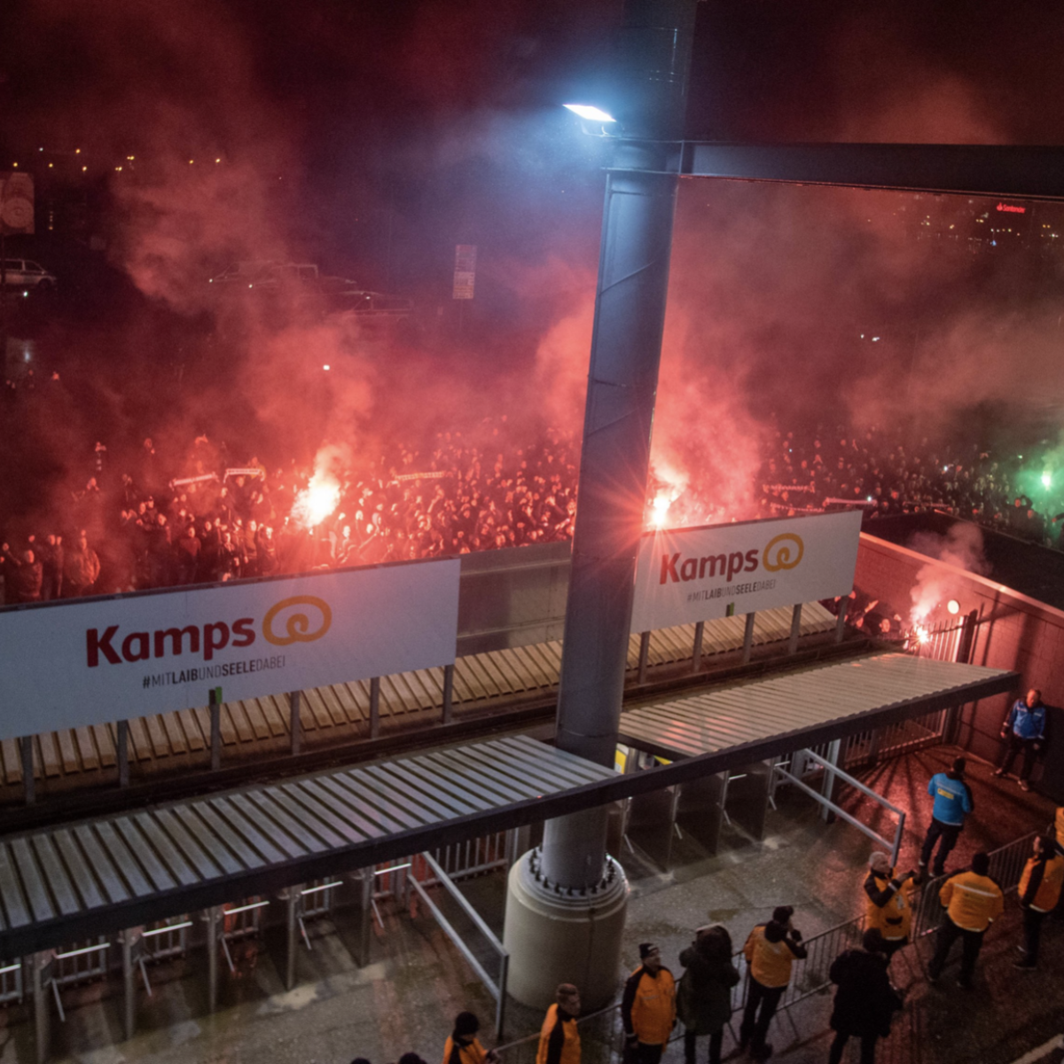 Gladbach fireworks