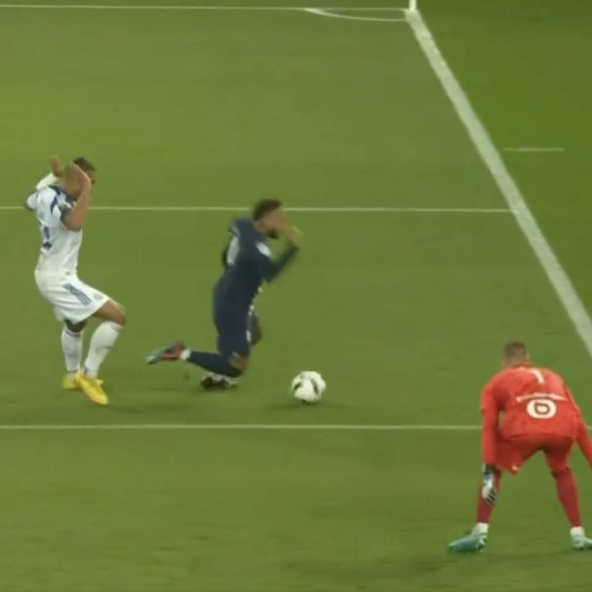 Neymar Red Card For Diving