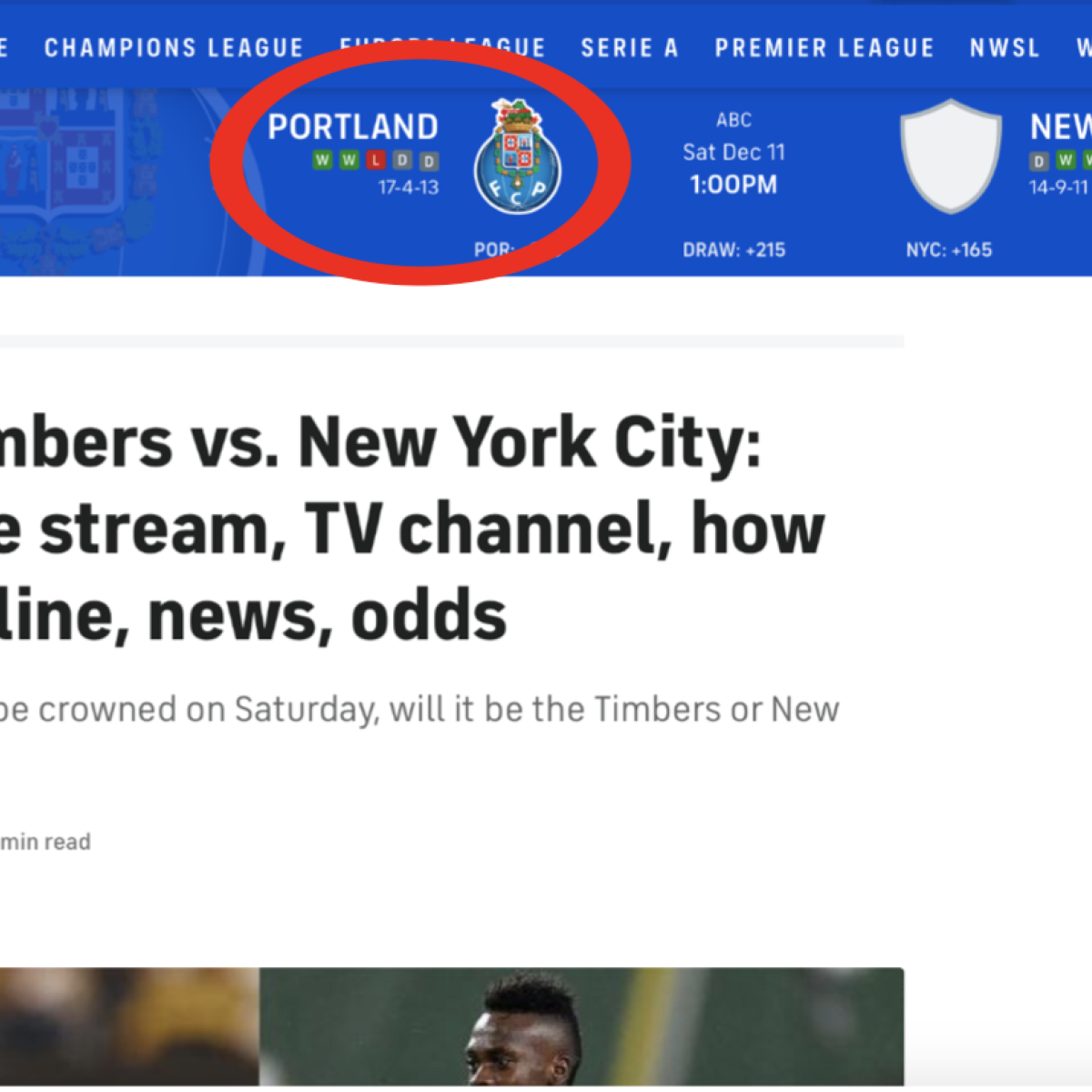 CBS MLS Cup Fail