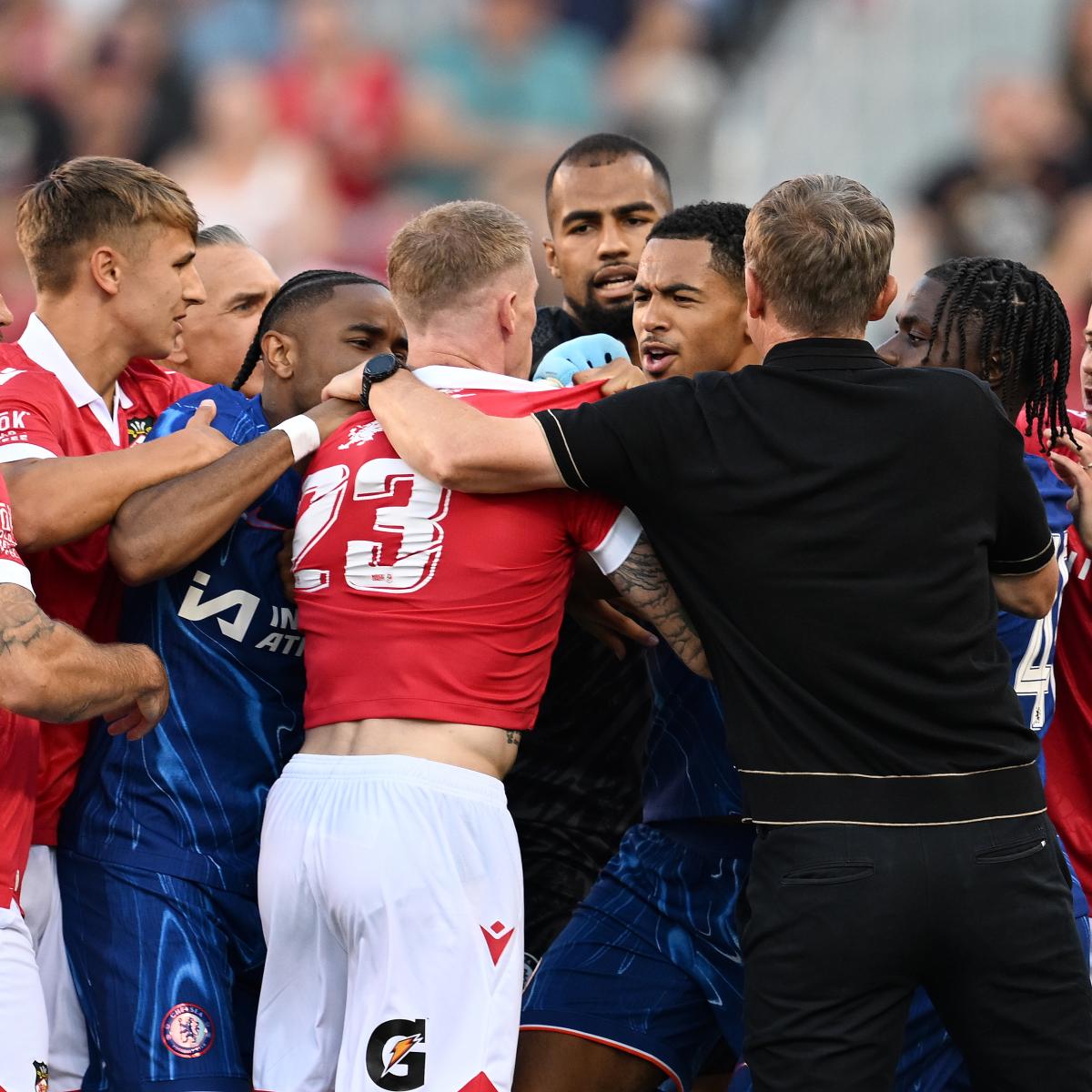 Chelsea Wrexham fight
