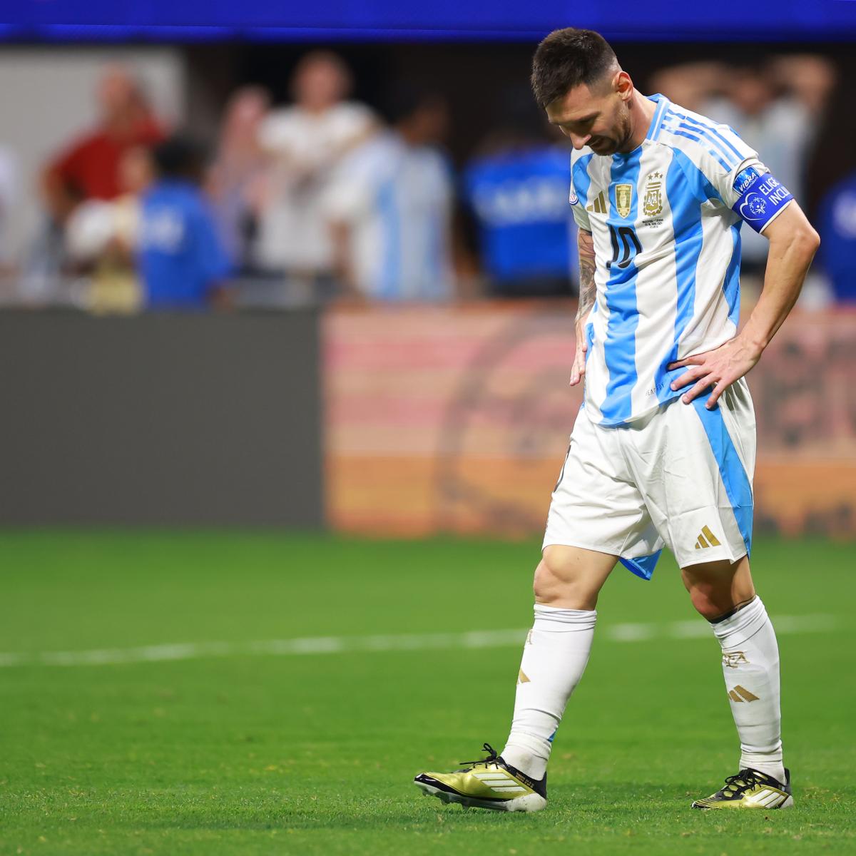 Why is Messi not playing for Argentina?