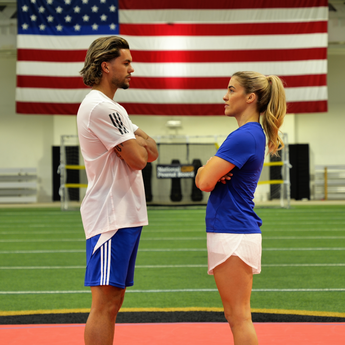 Cade Cowell and Helen Maroulis