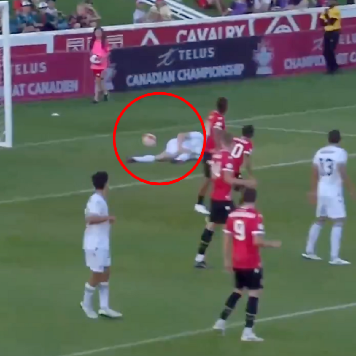 Injured player own goal