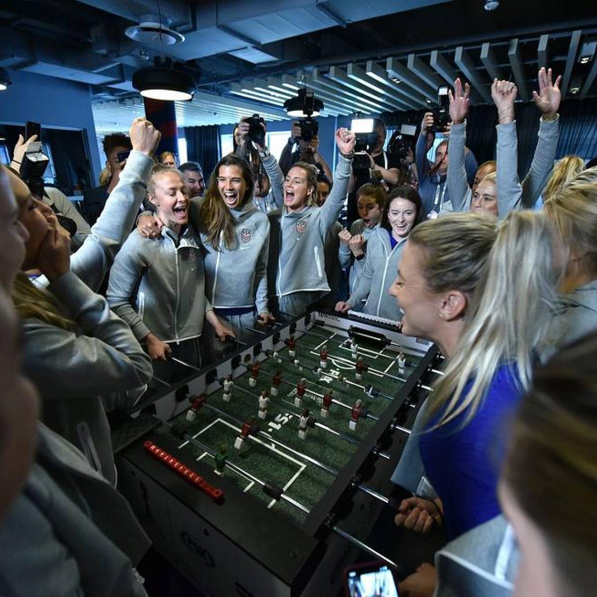 USWNT foosball table