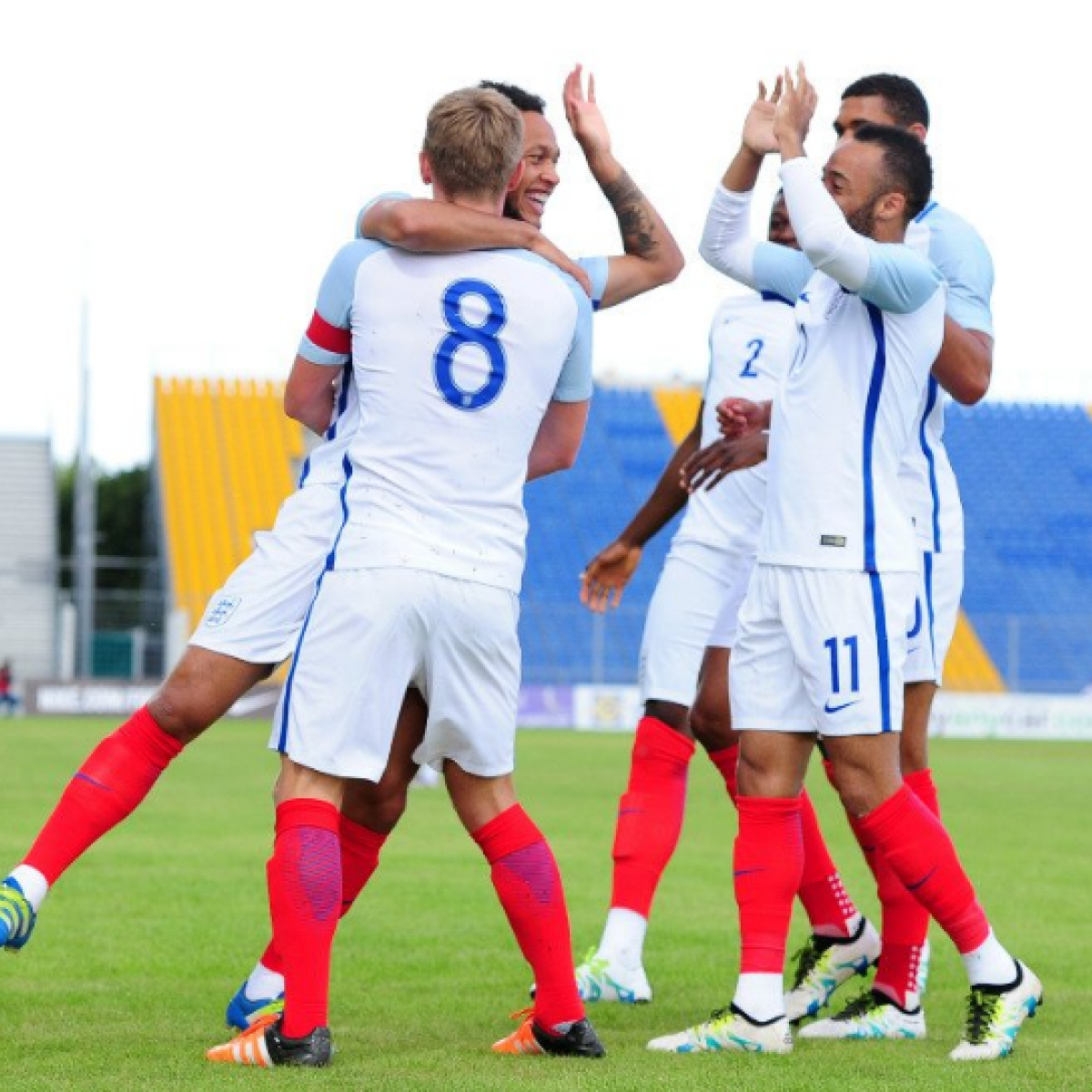 England U21 team training