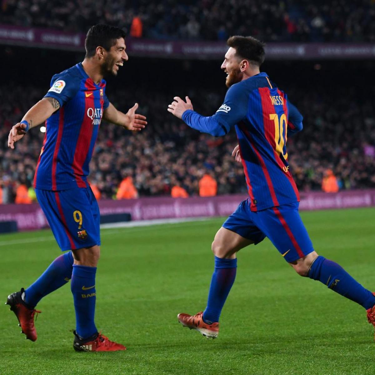 Messi and Suarez Japanese Game Show Keepy Uppy