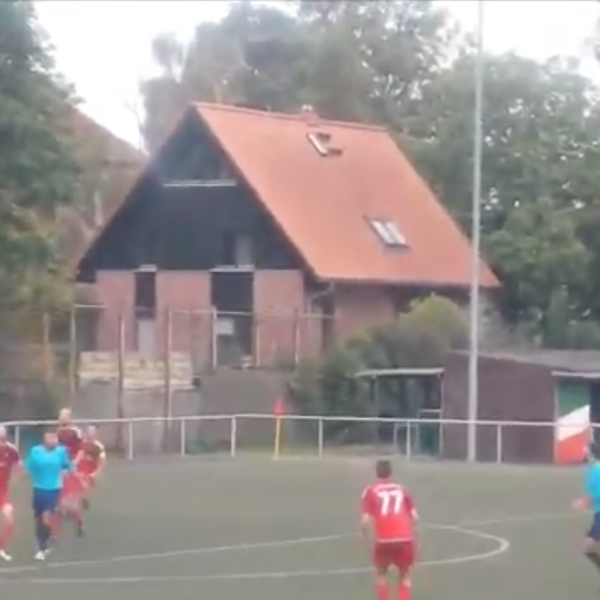 Volley Off Of A Cross Bar Rebound