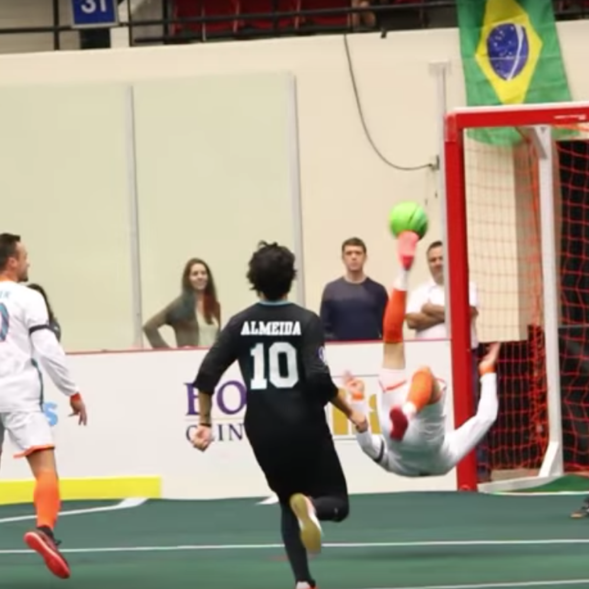 Victor Parreiras Buzzer Beater Bicycle Kick Goal 