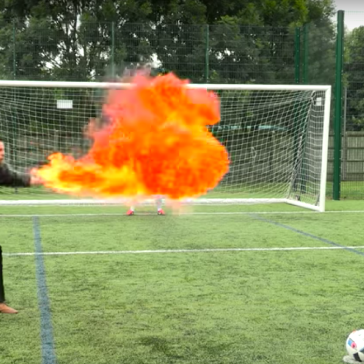 Penalty Kick Distractions by the F2