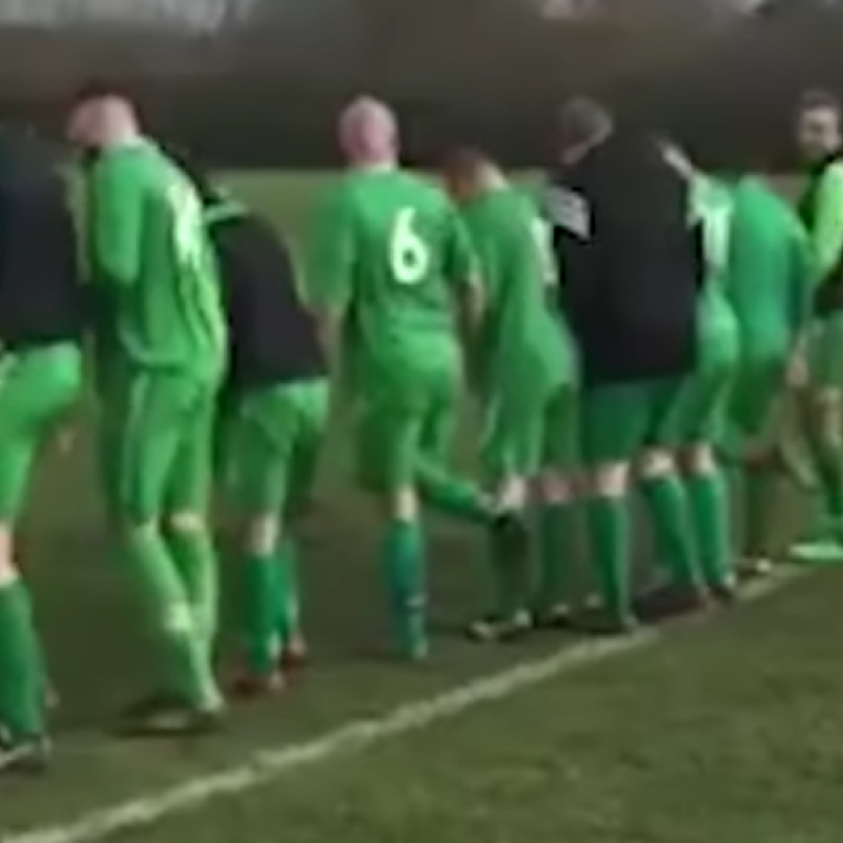 Soccer referee stud prank