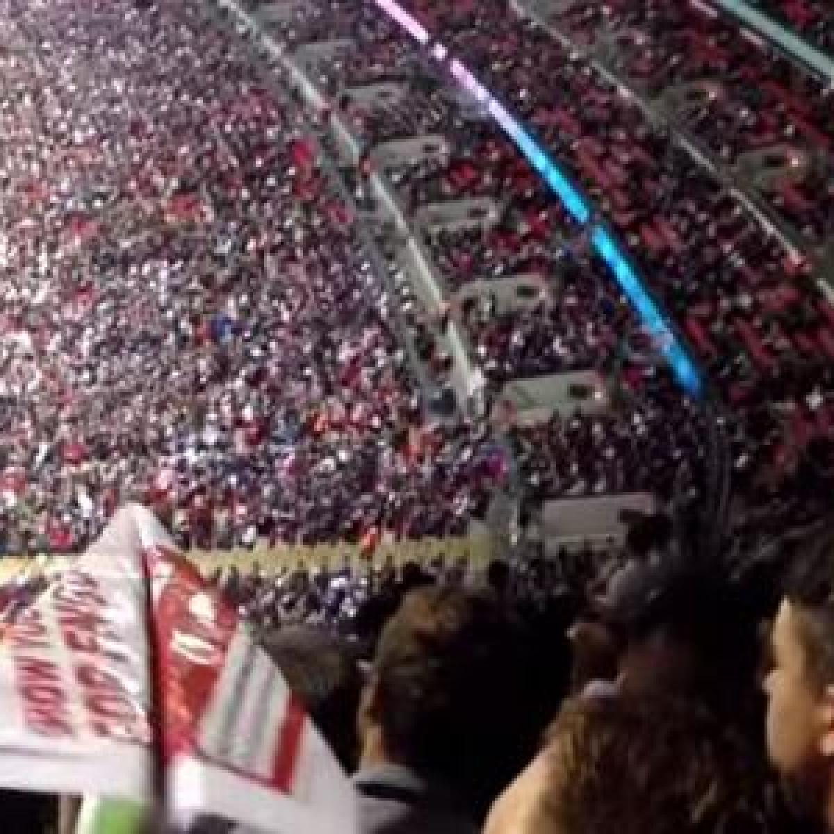 Peru England Paper Airplane Sent From Upper Deck