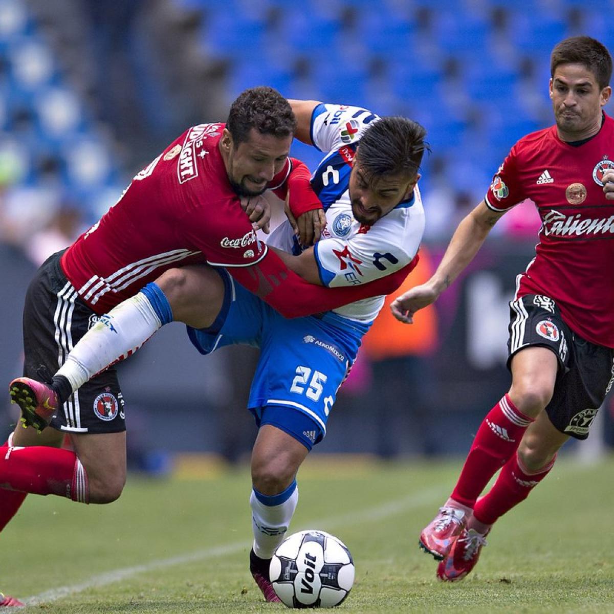 Liga MX players fight it out on the pitch