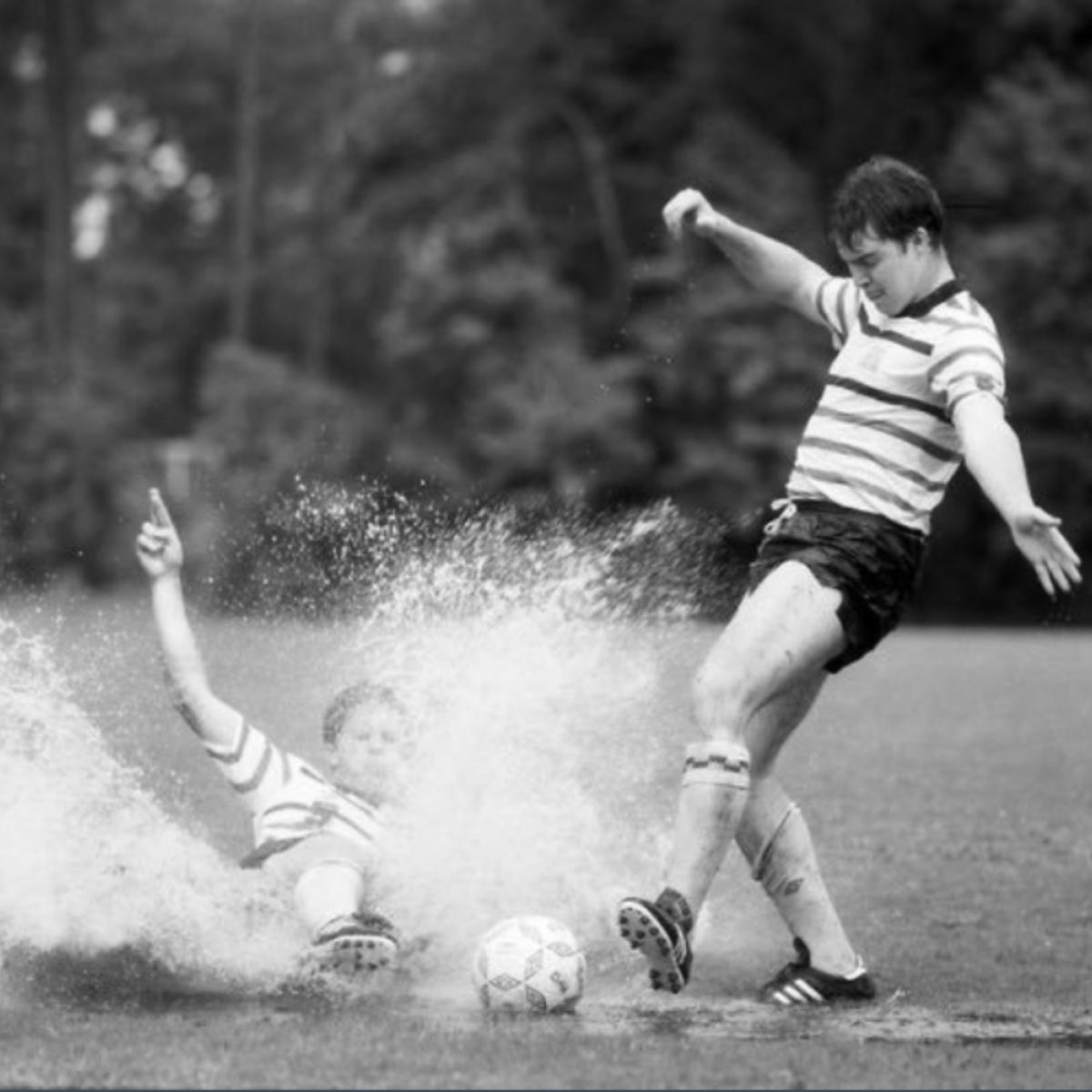 Going For A Splash Tackle