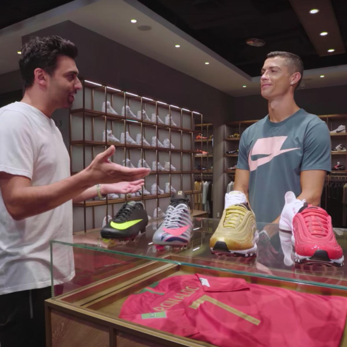 Cristiano Ronaldo Sneaker Shopping